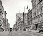 New York circa  West rd Street from Sixth Avenue